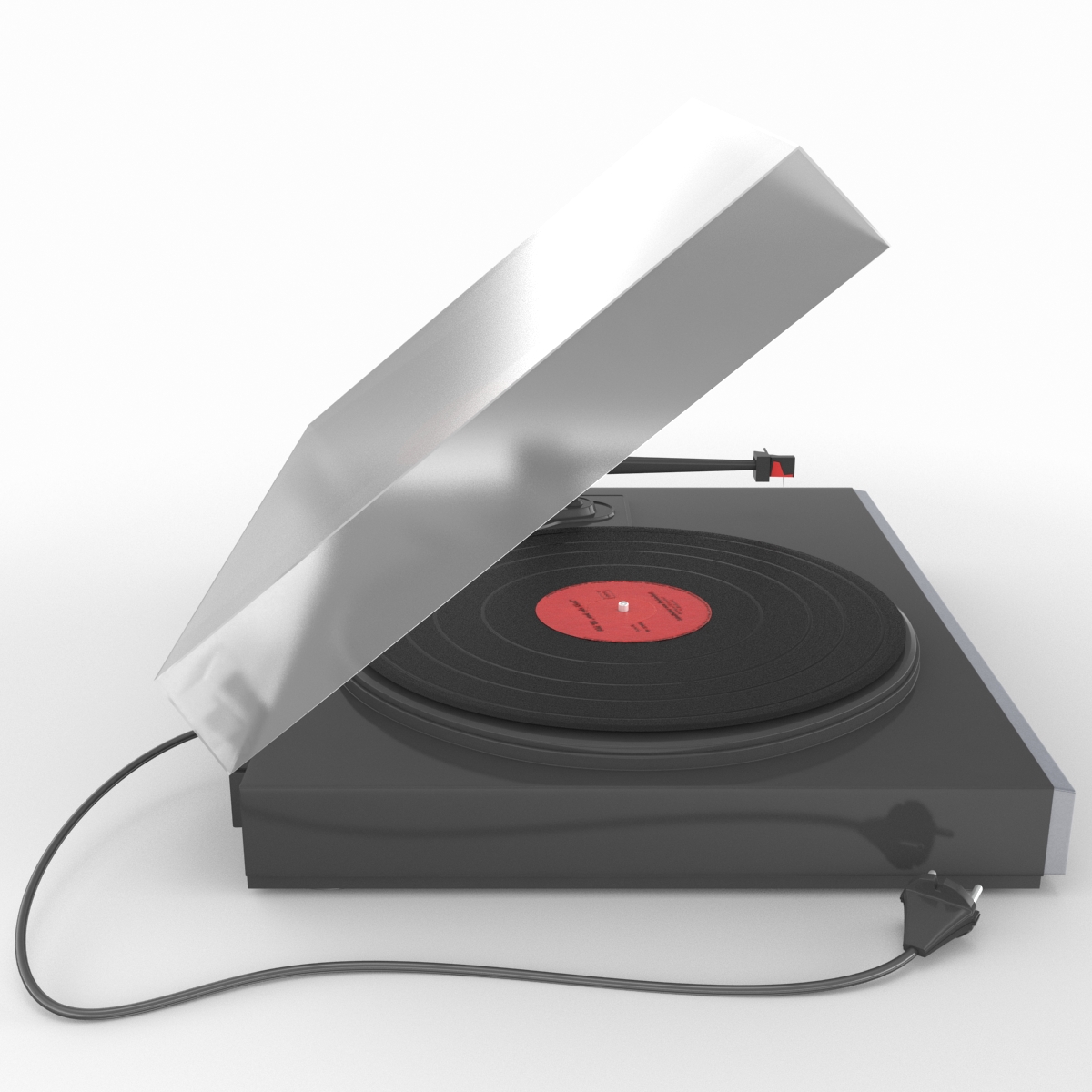 3D model Retro Turntable