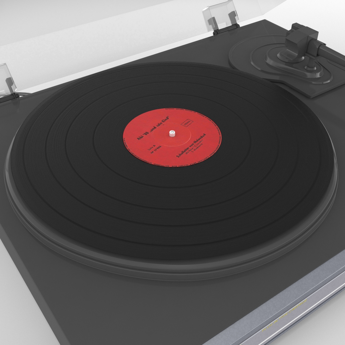 3D model Retro Turntable