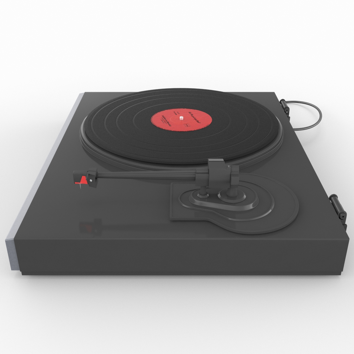 Retro Turntable 2 3D