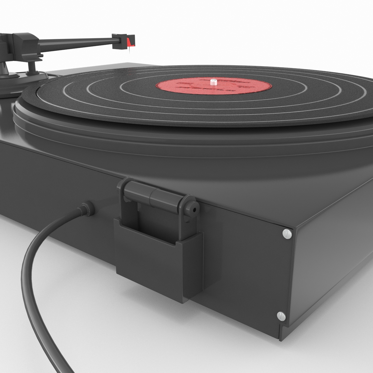 Retro Turntable 2 3D