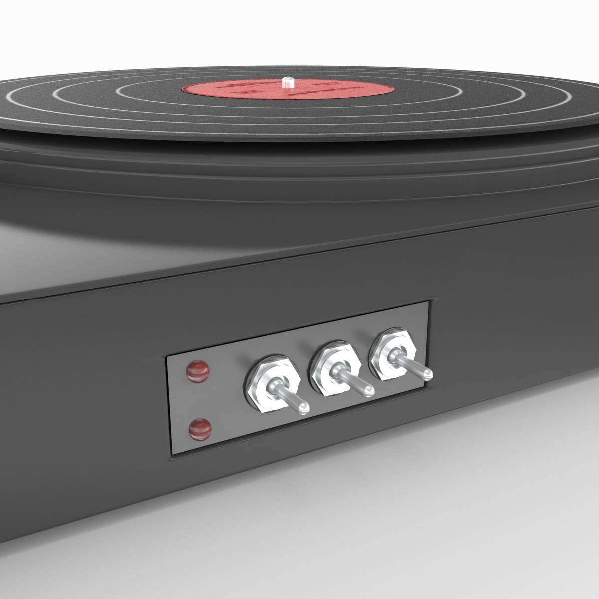 Retro Turntable 2 3D