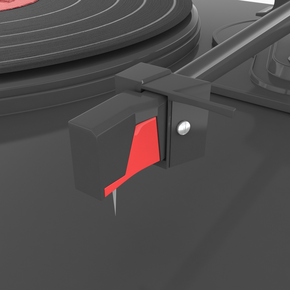 Retro Turntable 2 3D