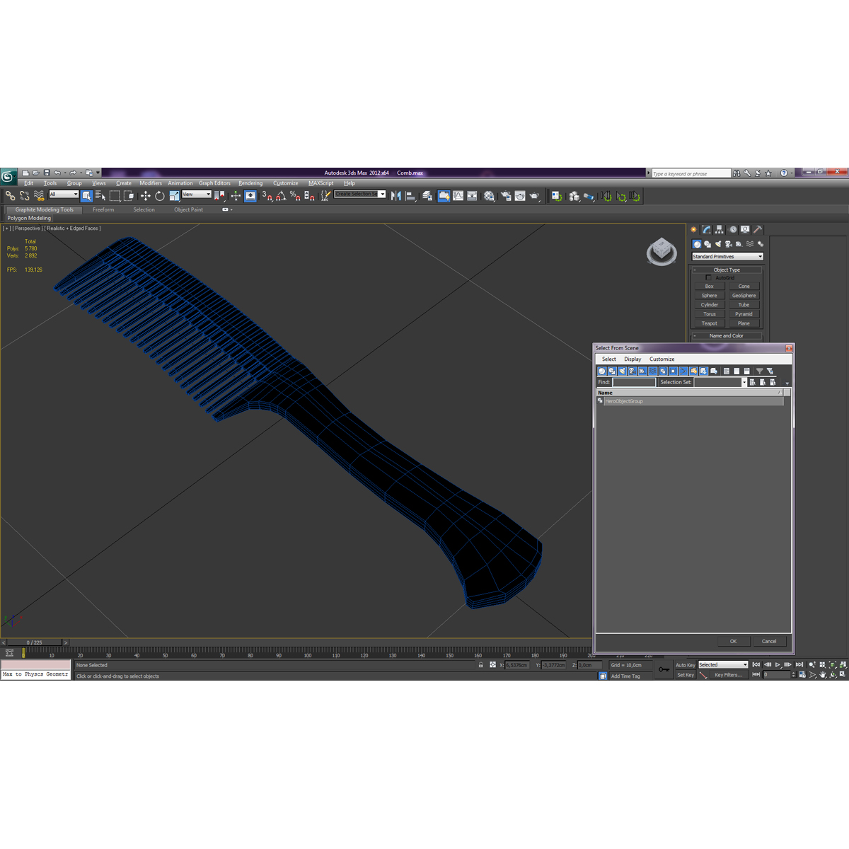 3D model Comb