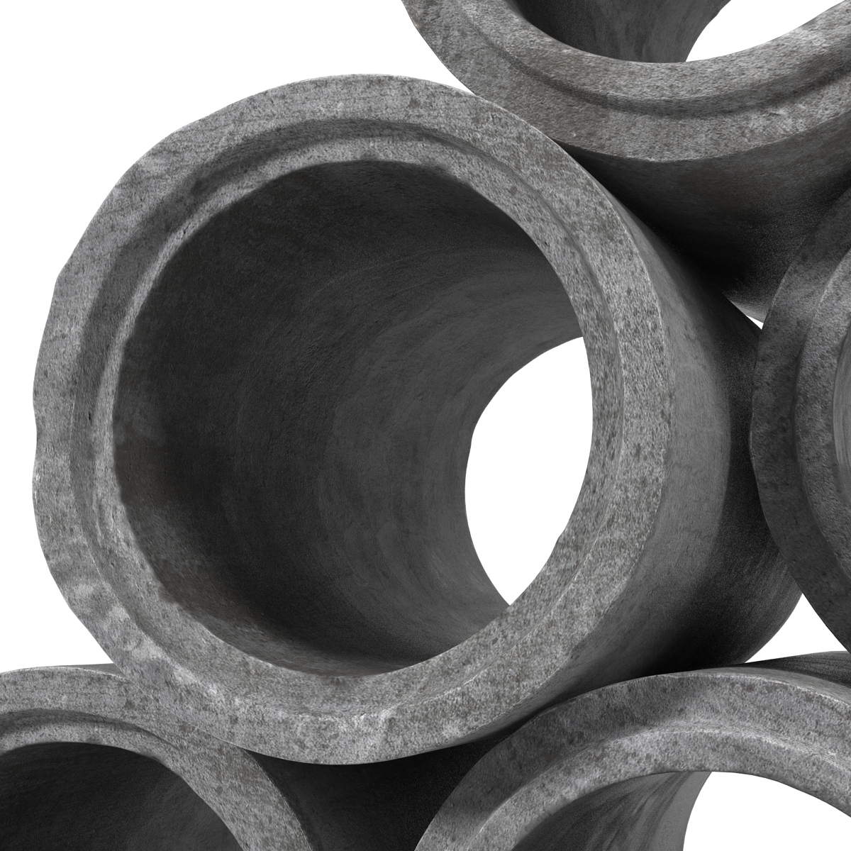 3D Concrete Pipe model