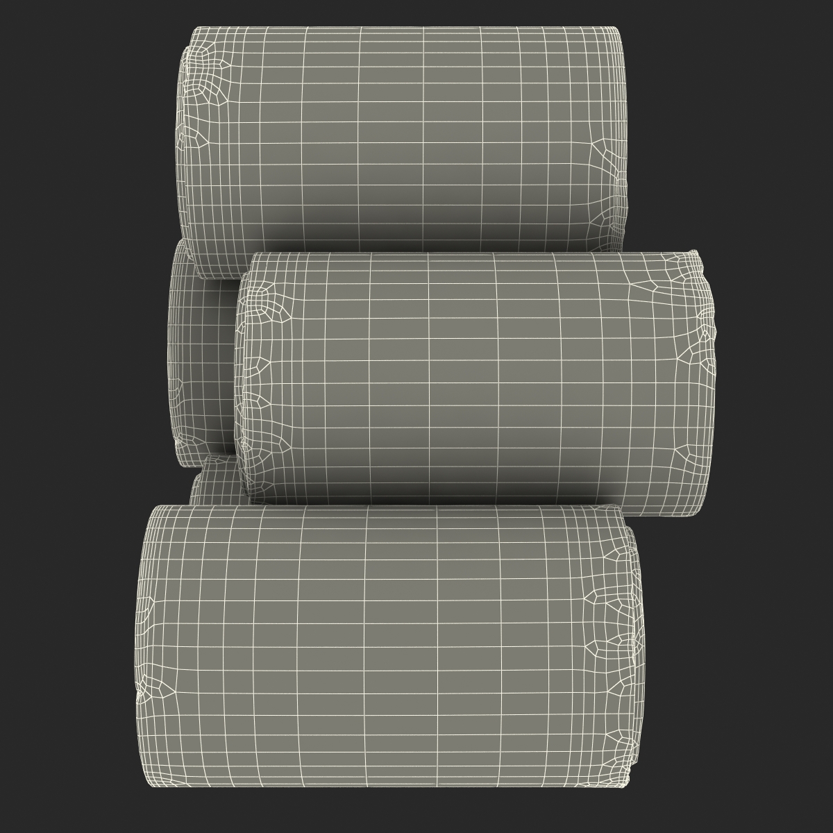 3D Concrete Pipe model