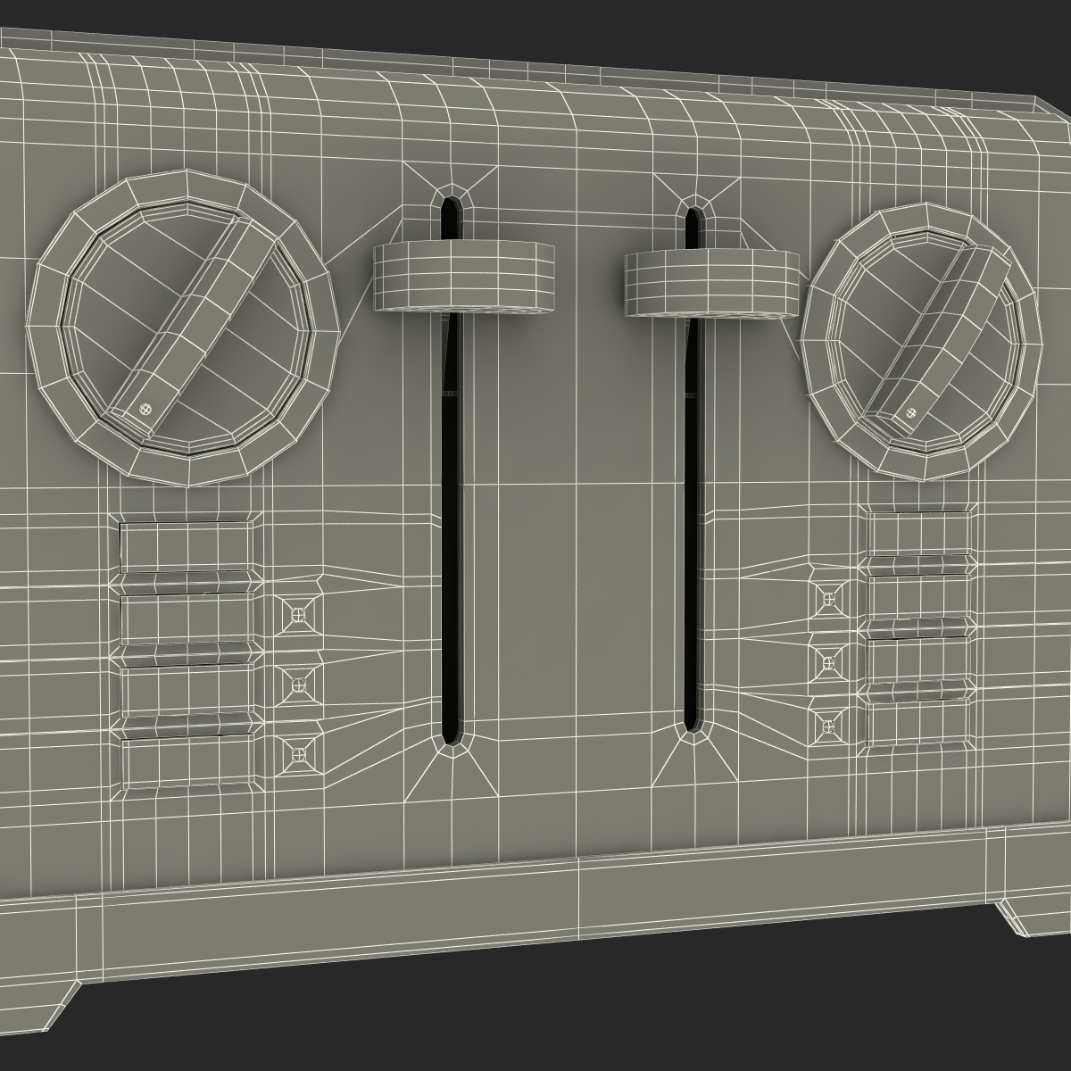 3D model Toaster 4 Slice