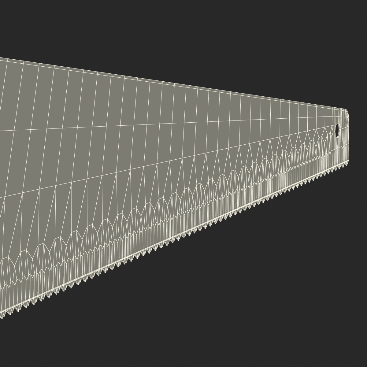 3D Hand Saw 26 inches model