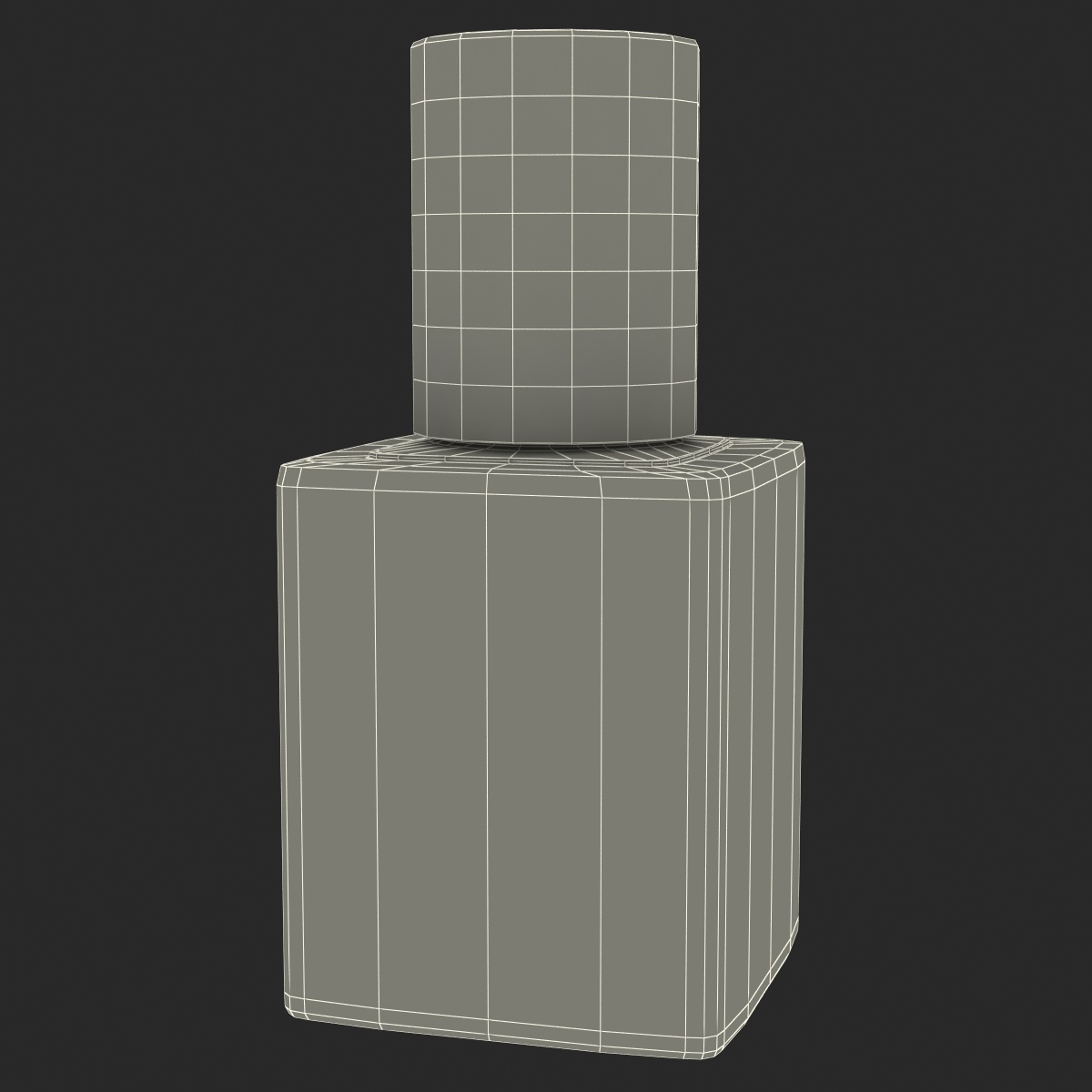 Fingernail Polish Bottle 3D model