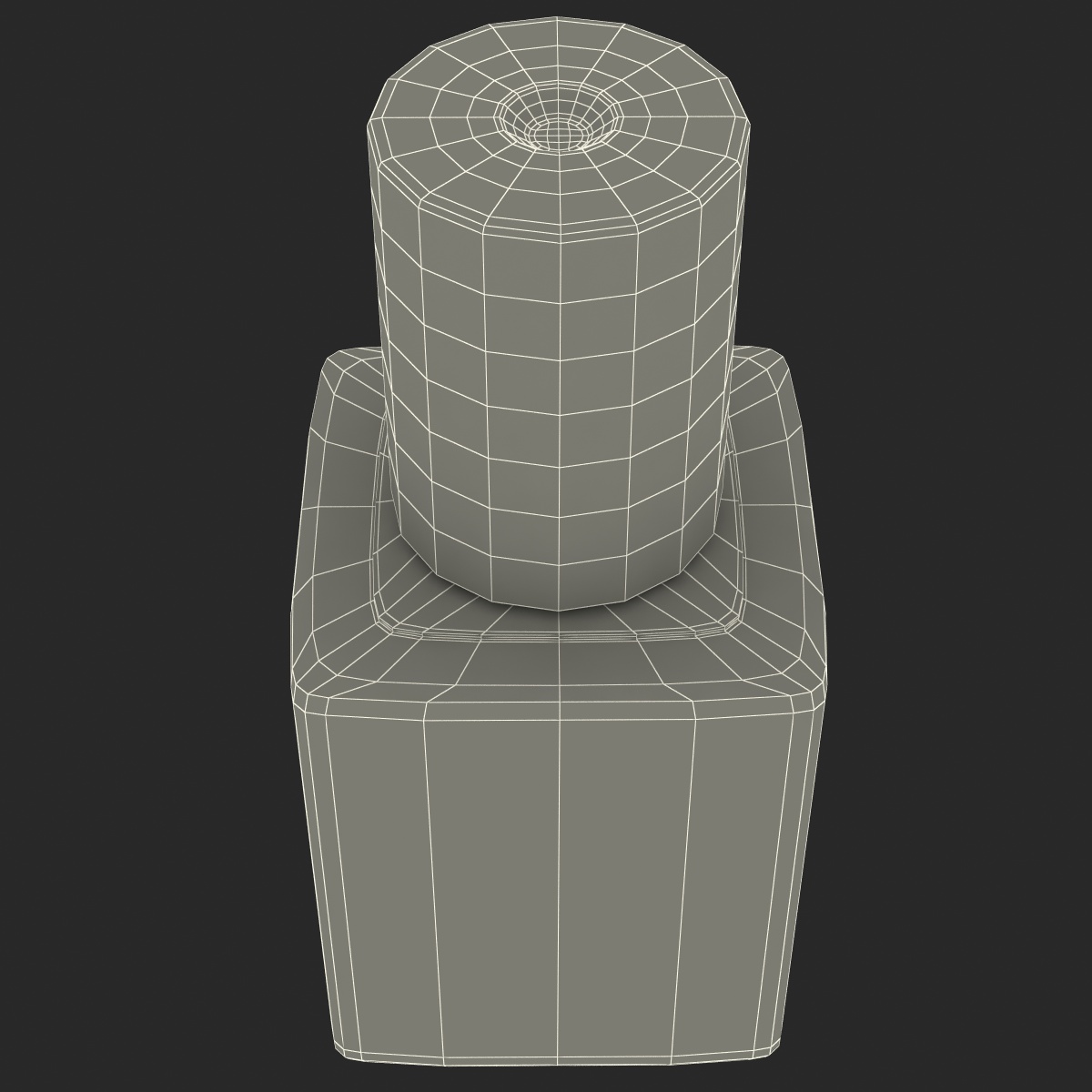 Fingernail Polish Bottle 3D model