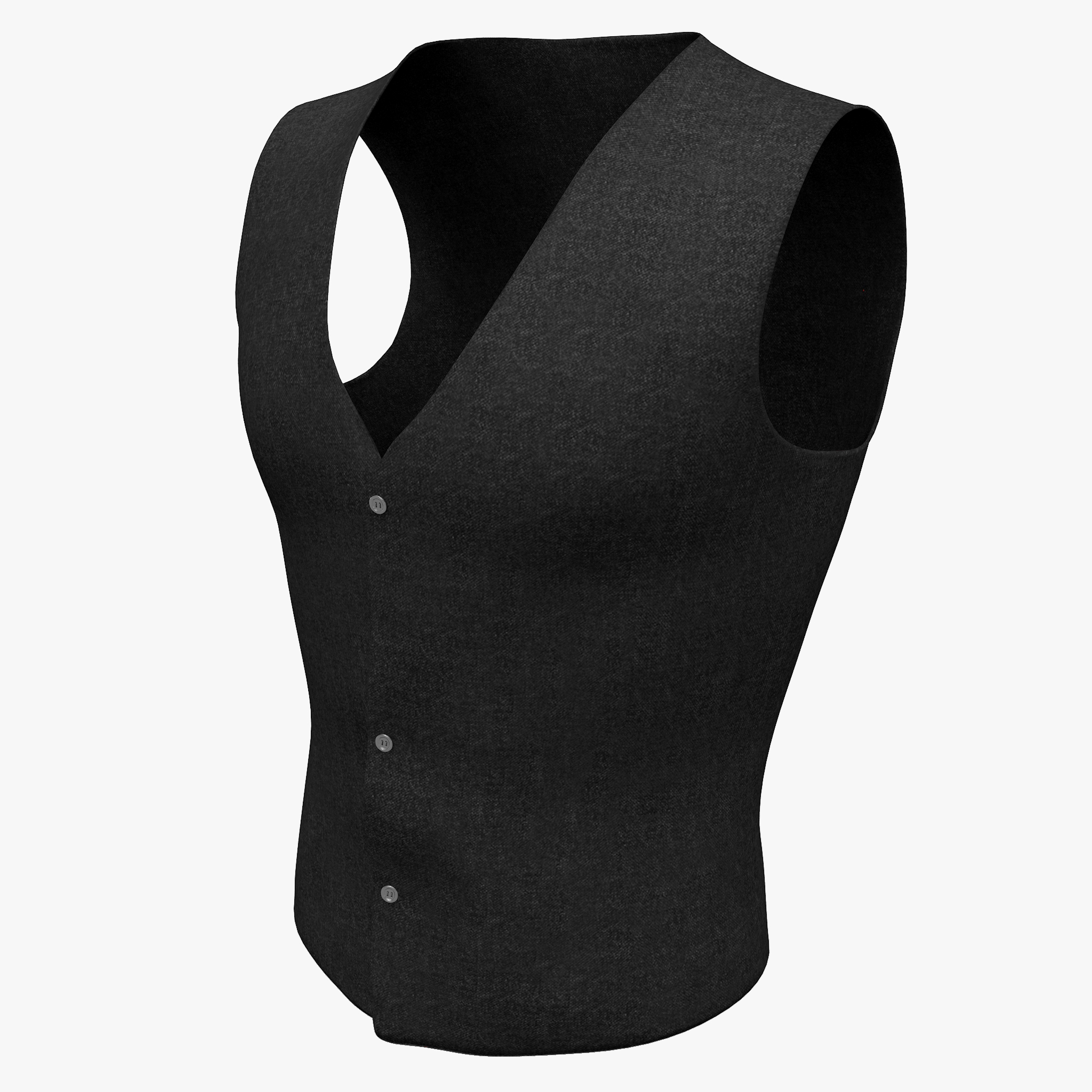 Mens Waistcoat 3D model