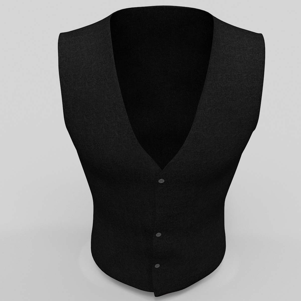 Mens Waistcoat 3D model