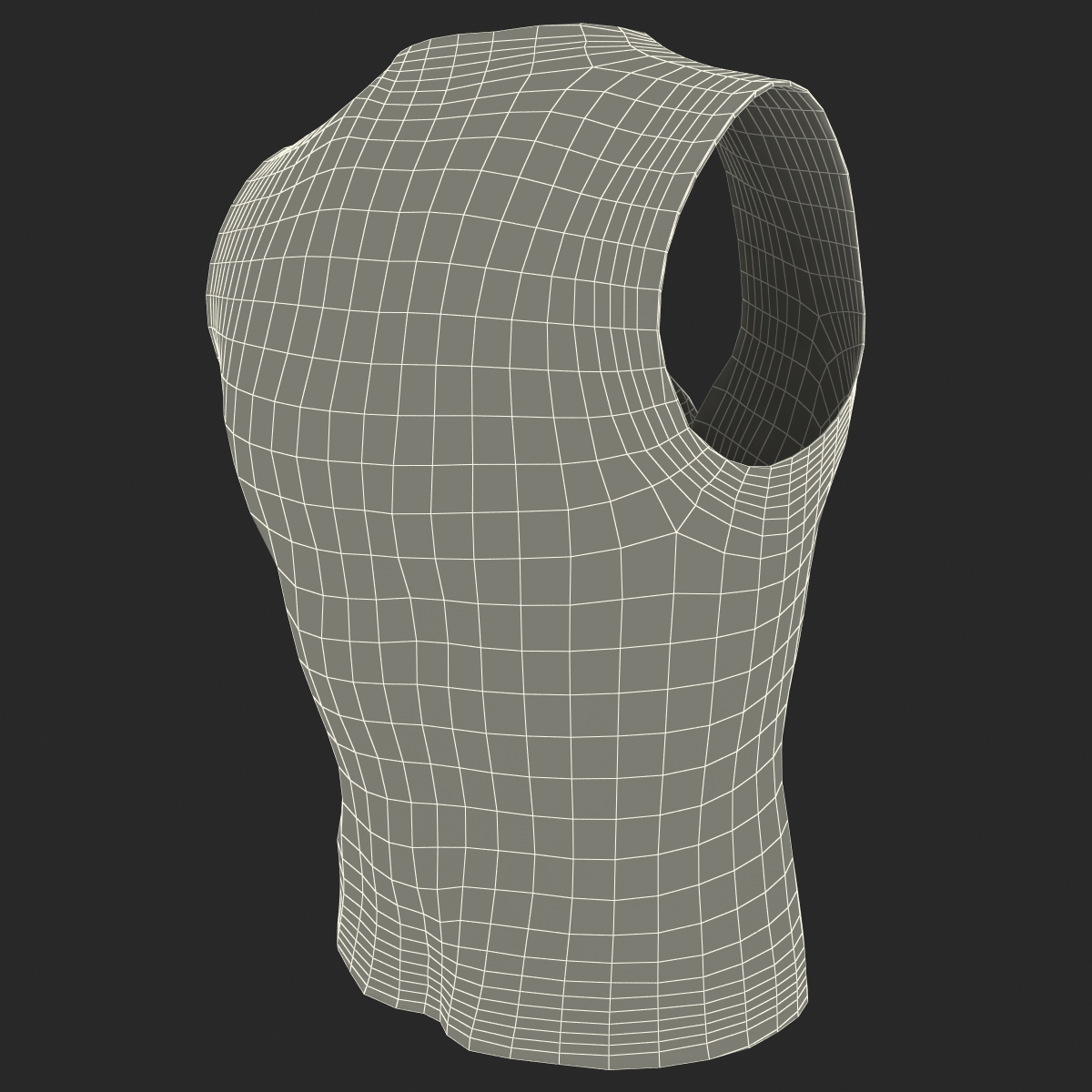 Mens Waistcoat 3D model