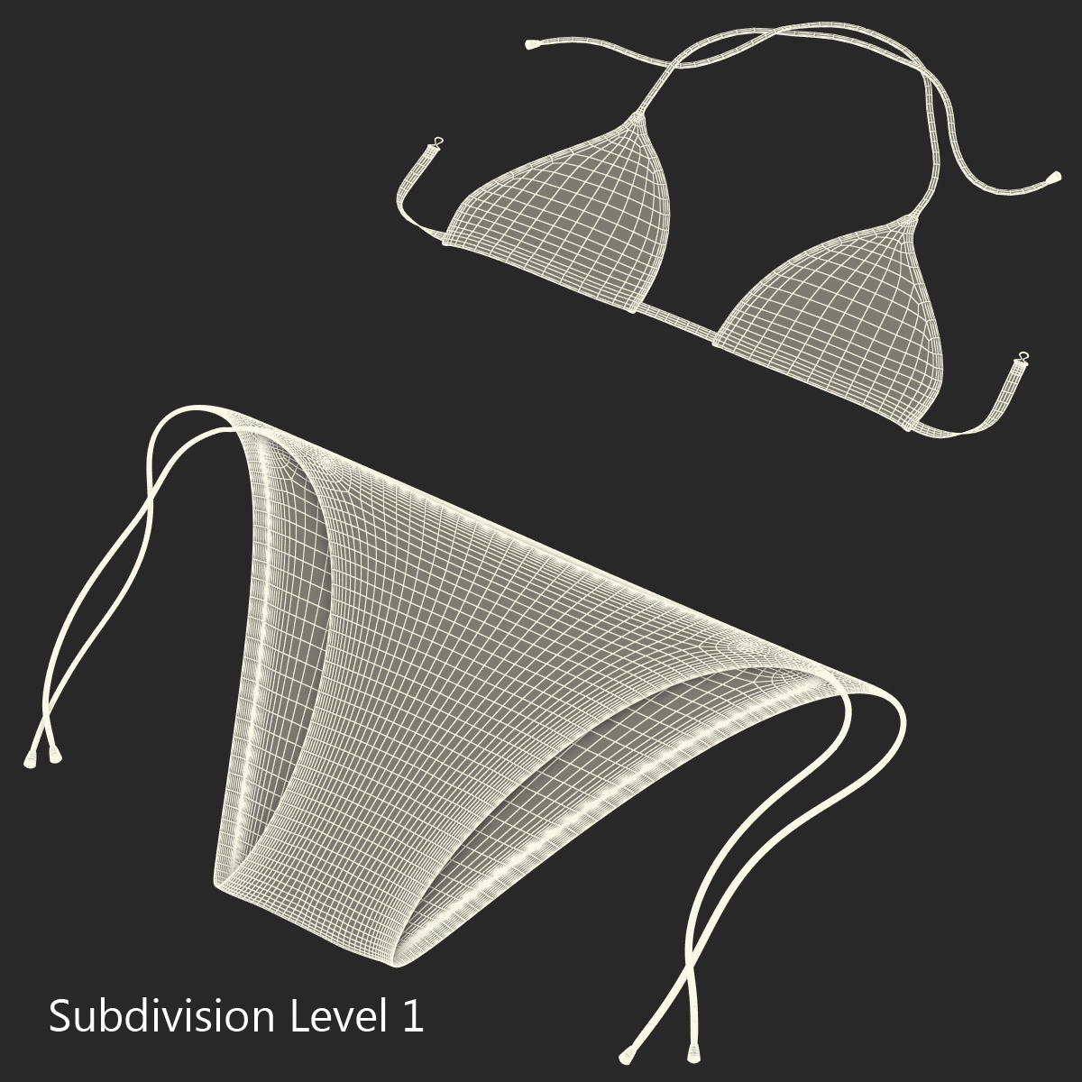 3D model Bikini Set