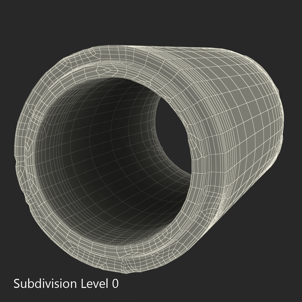 3D Concrete Pipe model