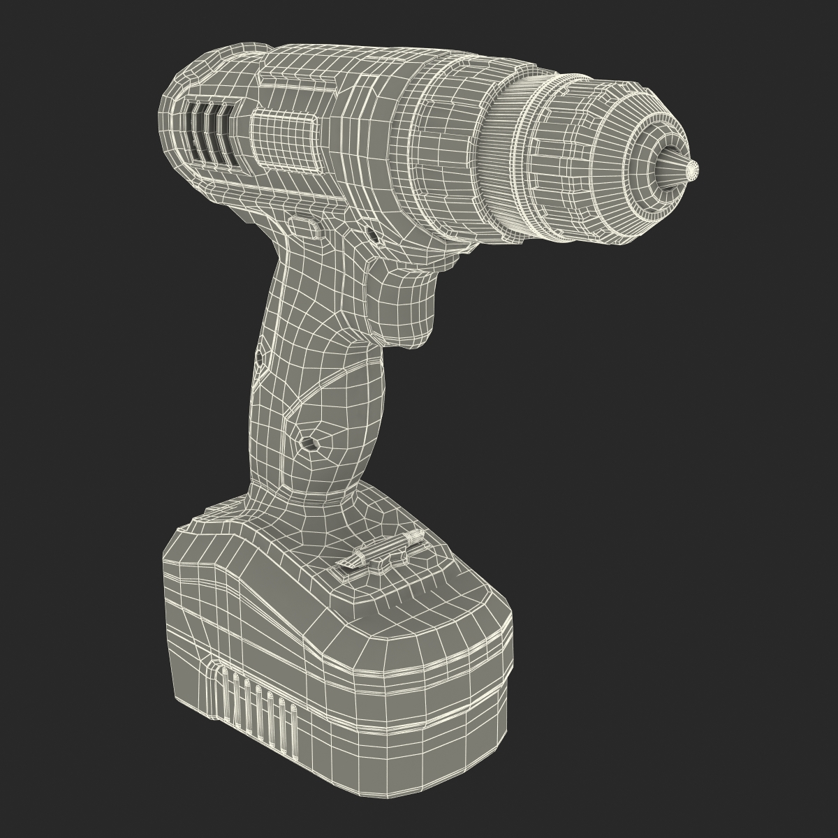 Cordless Drill 3D model