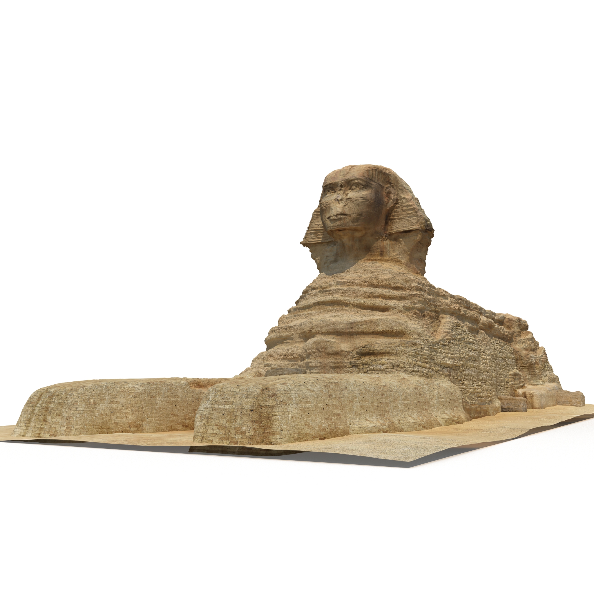 3D model Great Sphinx of Giza