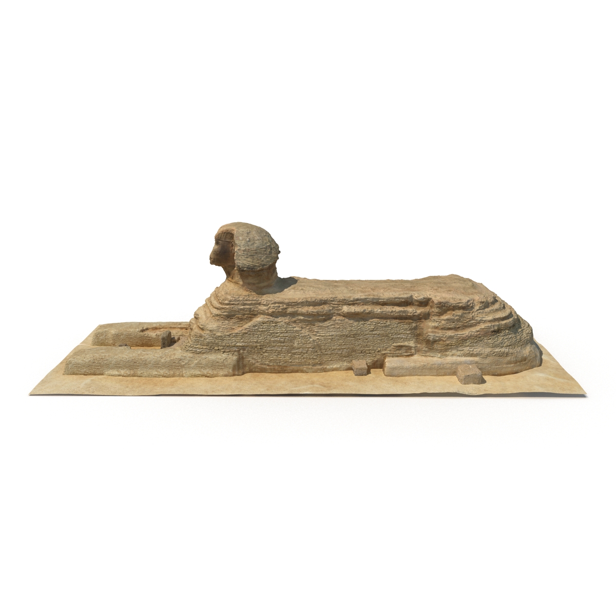 3D model Great Sphinx of Giza