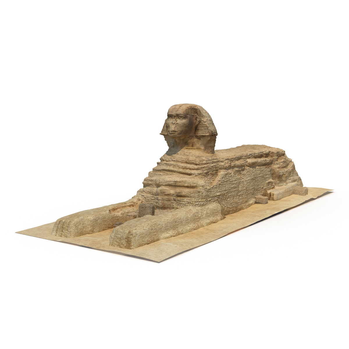 3D model Great Sphinx of Giza