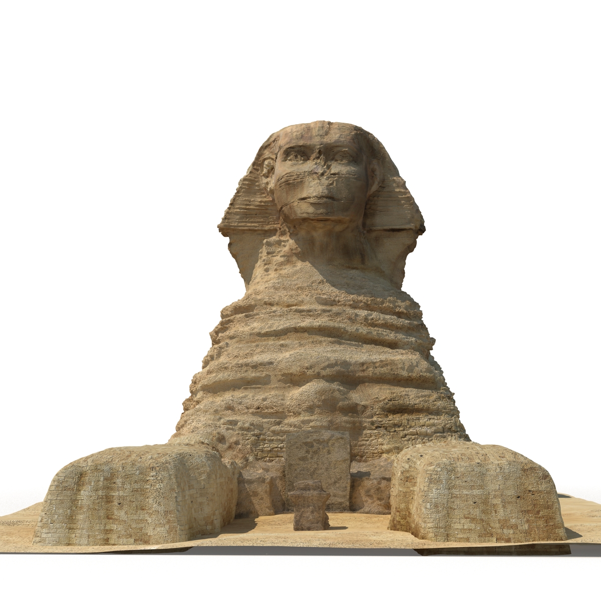 3D model Great Sphinx of Giza