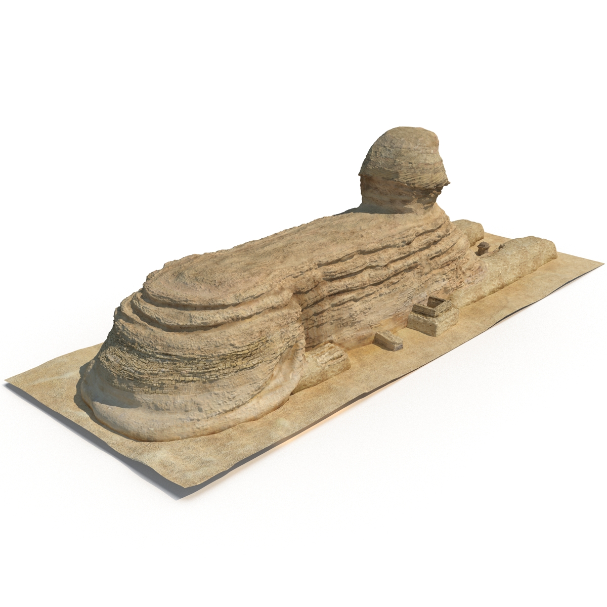 3D model Great Sphinx of Giza