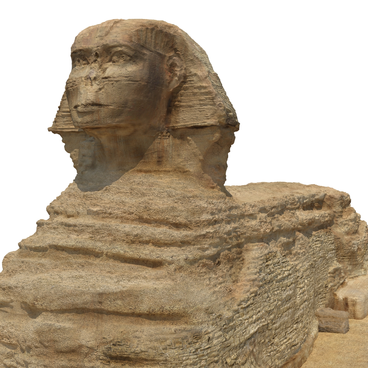 3D model Great Sphinx of Giza