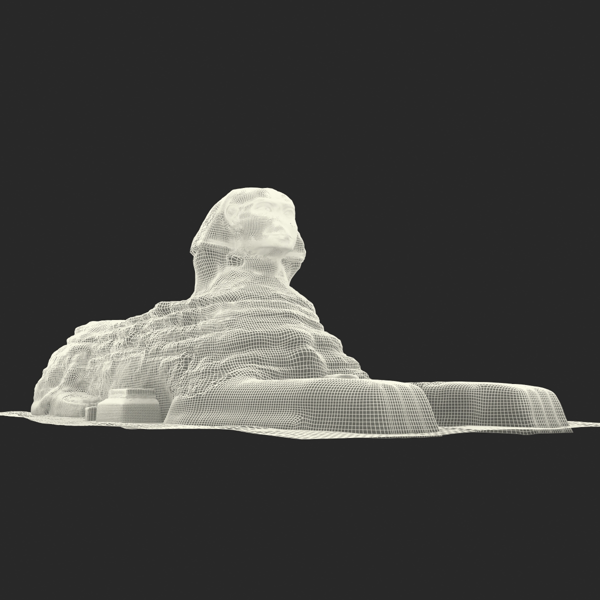 3D model Great Sphinx of Giza