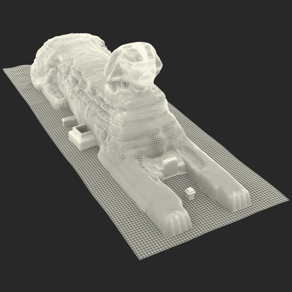 3D model Great Sphinx of Giza