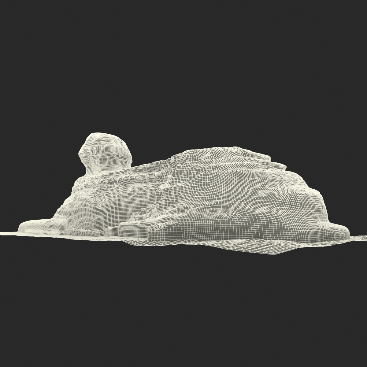 3D model Great Sphinx of Giza