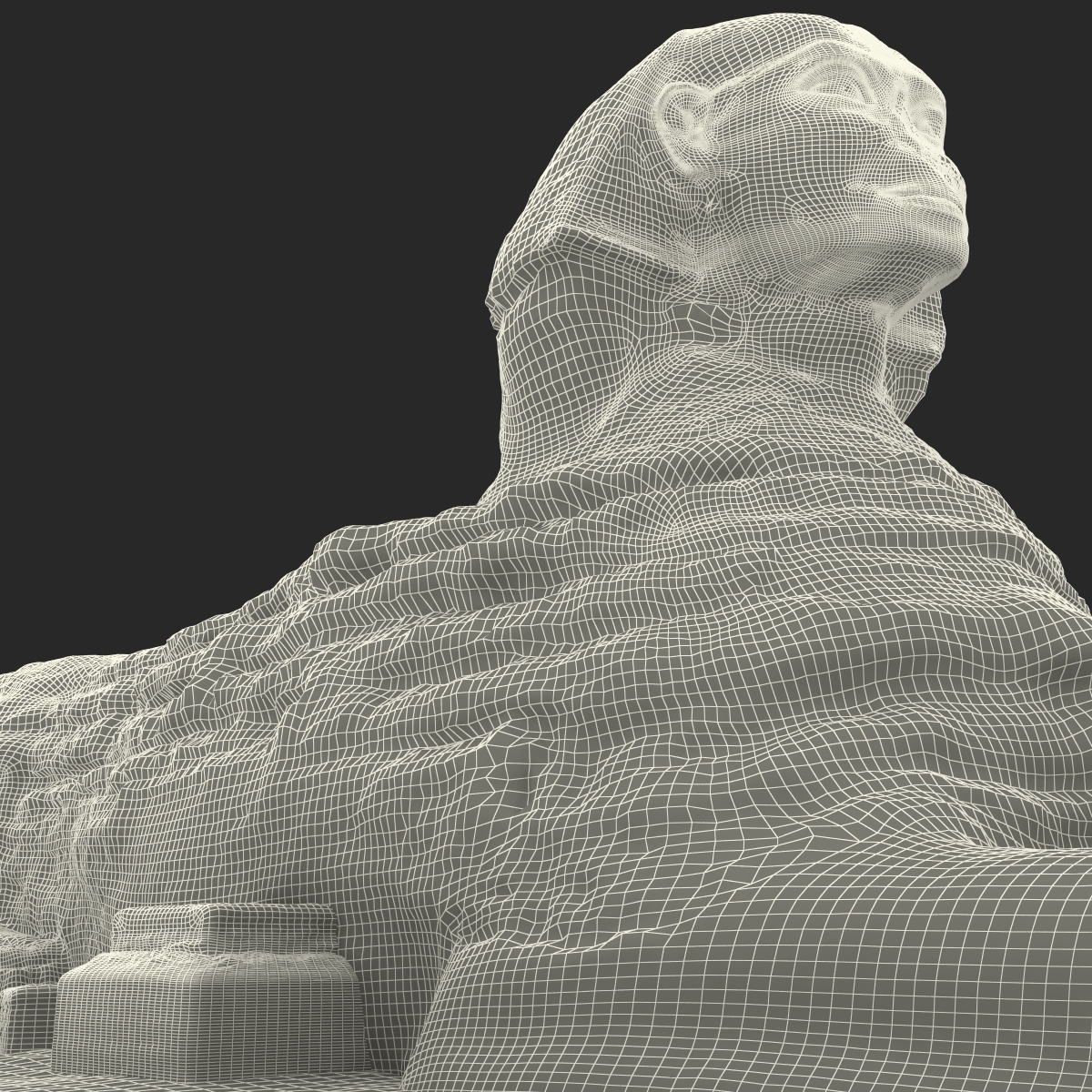 3D model Great Sphinx of Giza