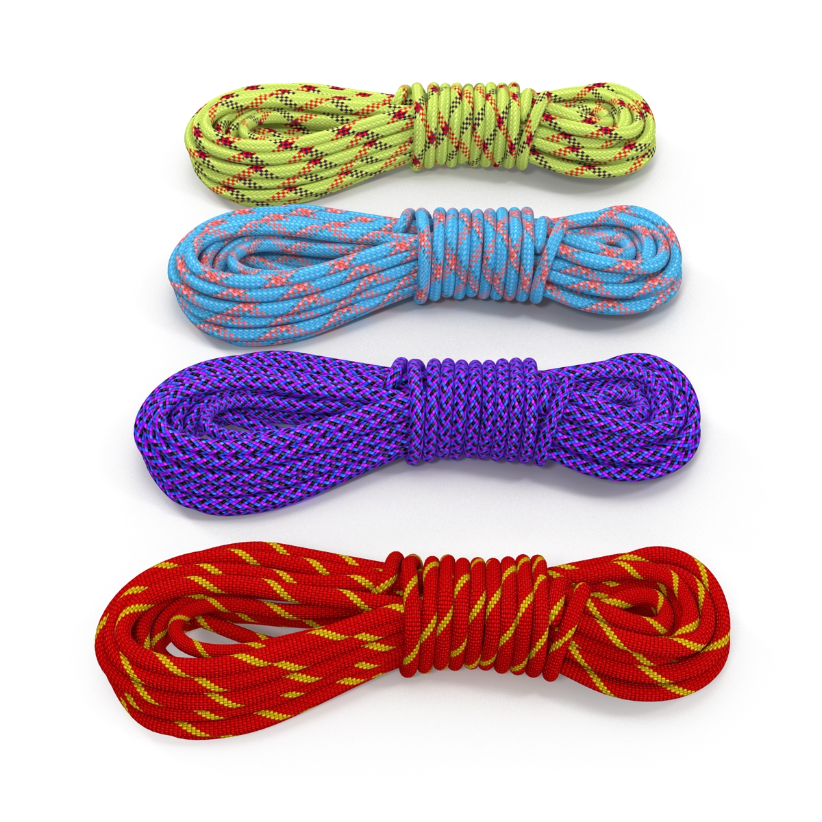 3D Rock Climbing Ropes Set model