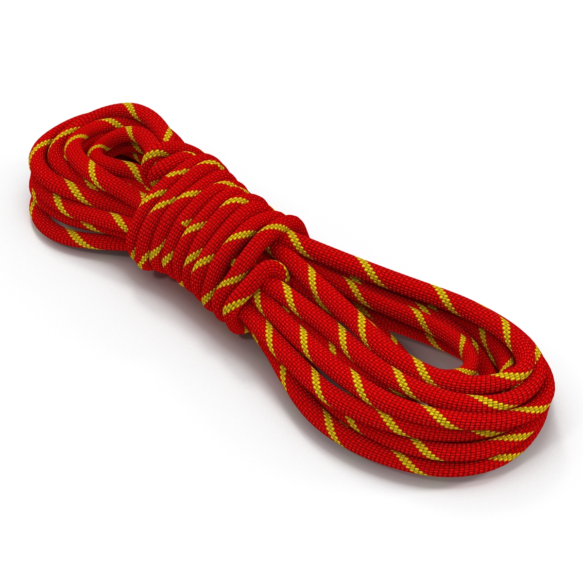 Rock Climbing Rope Red 3D