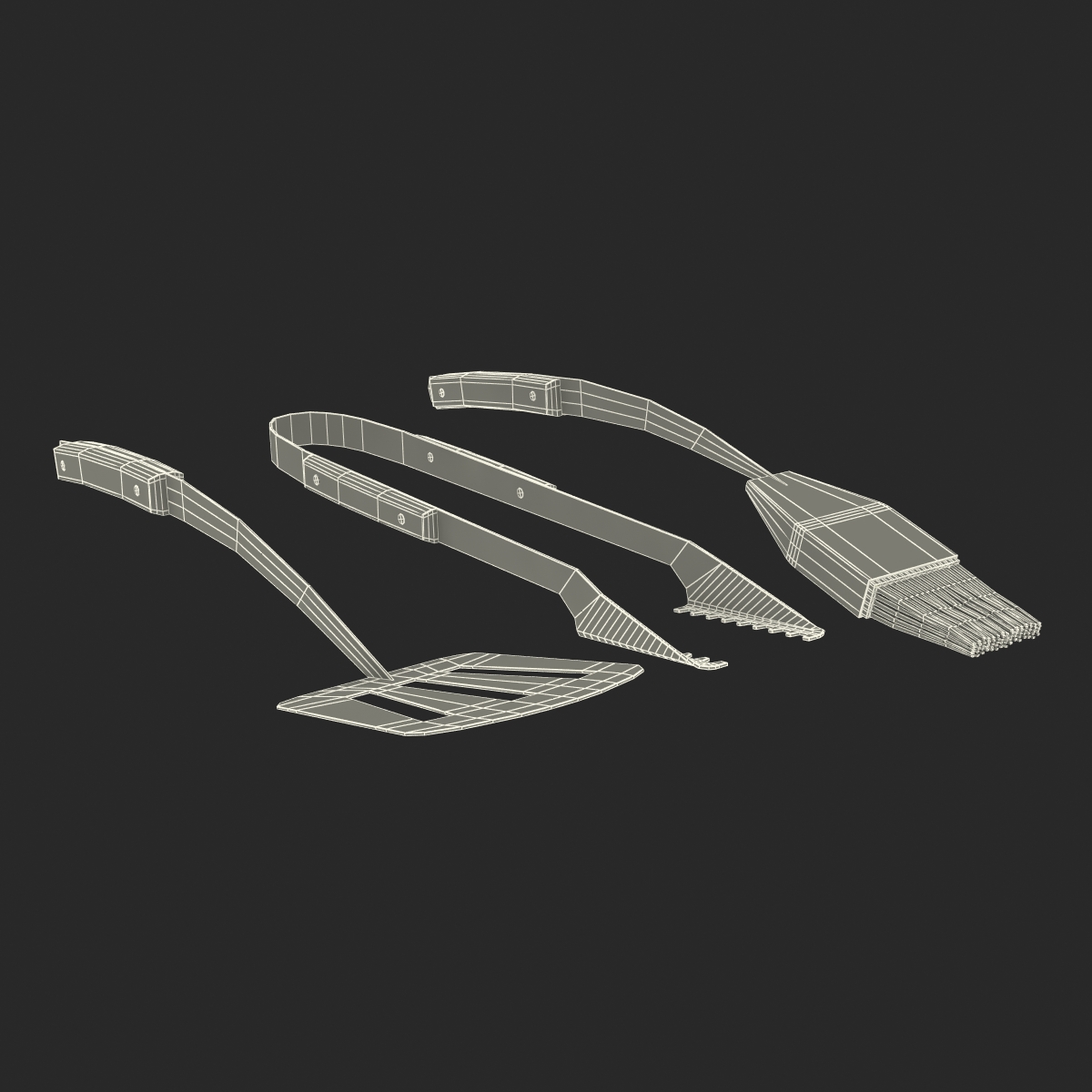 Grilling Tool Set 3D