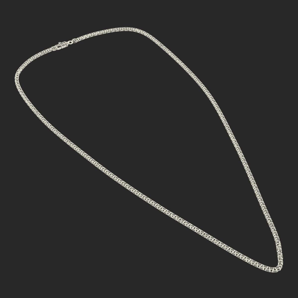 Rigged Gold Chain 3D