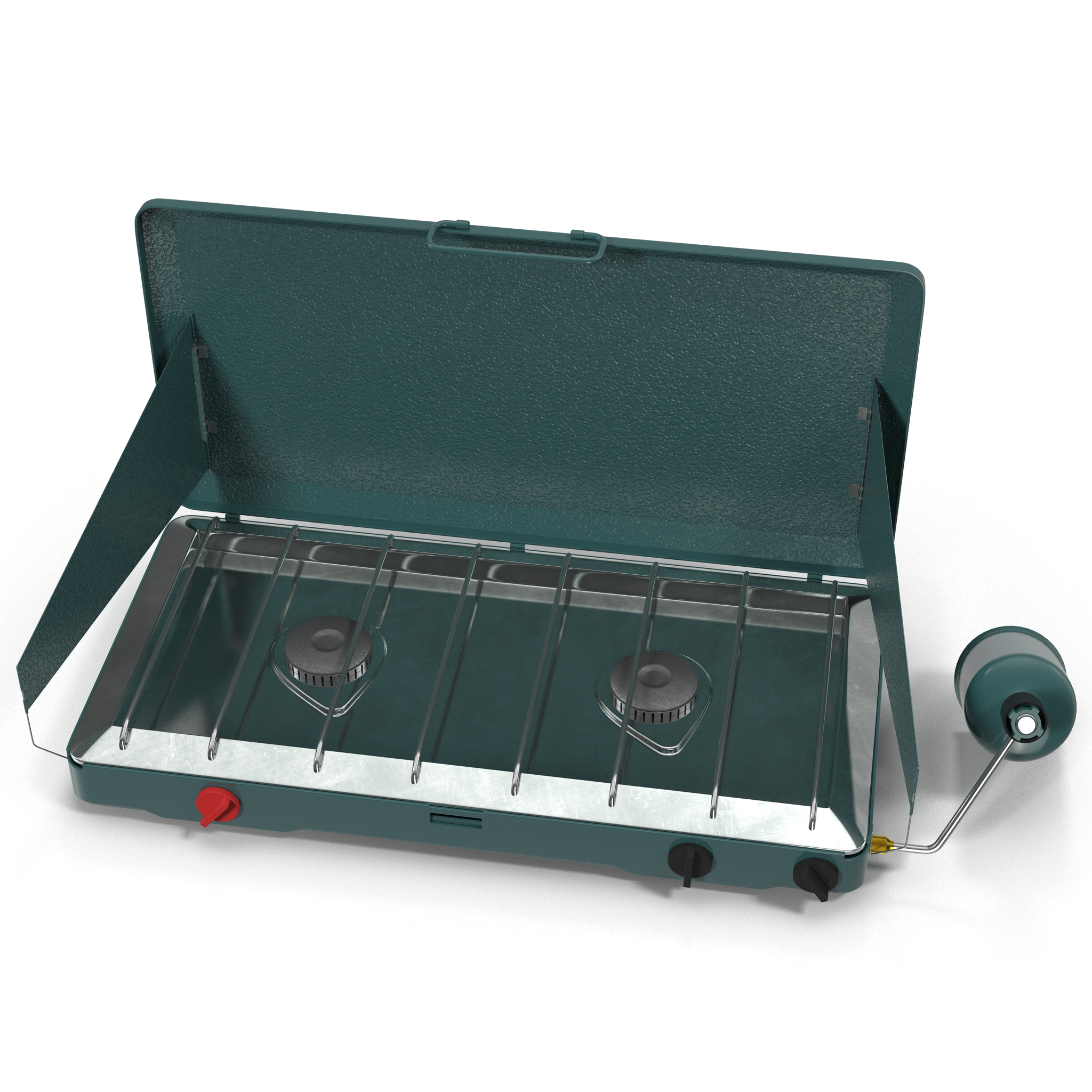 Portable Propane Stove 2 burner  3D