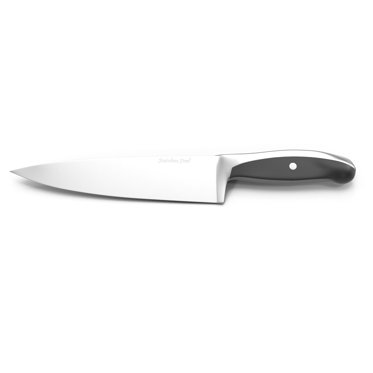 Chefs Knife 10 inch 3D model