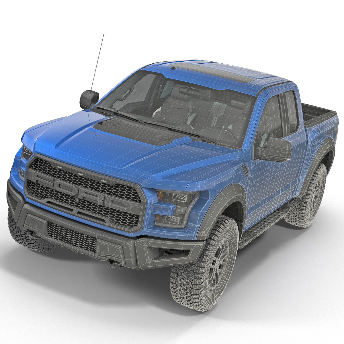 Ford F-150 Raptor 2017 3D