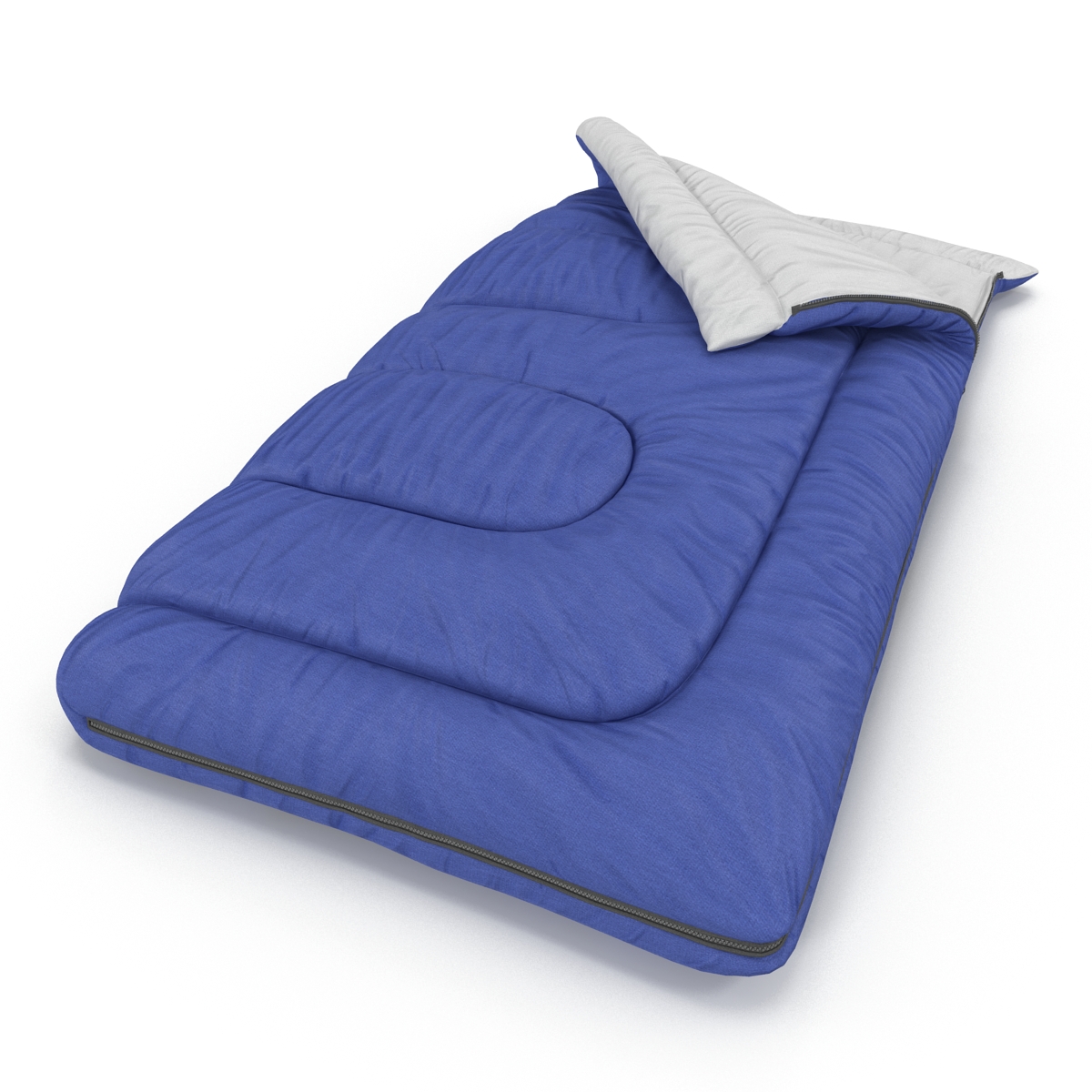 Sleeping Bag Blue 3D