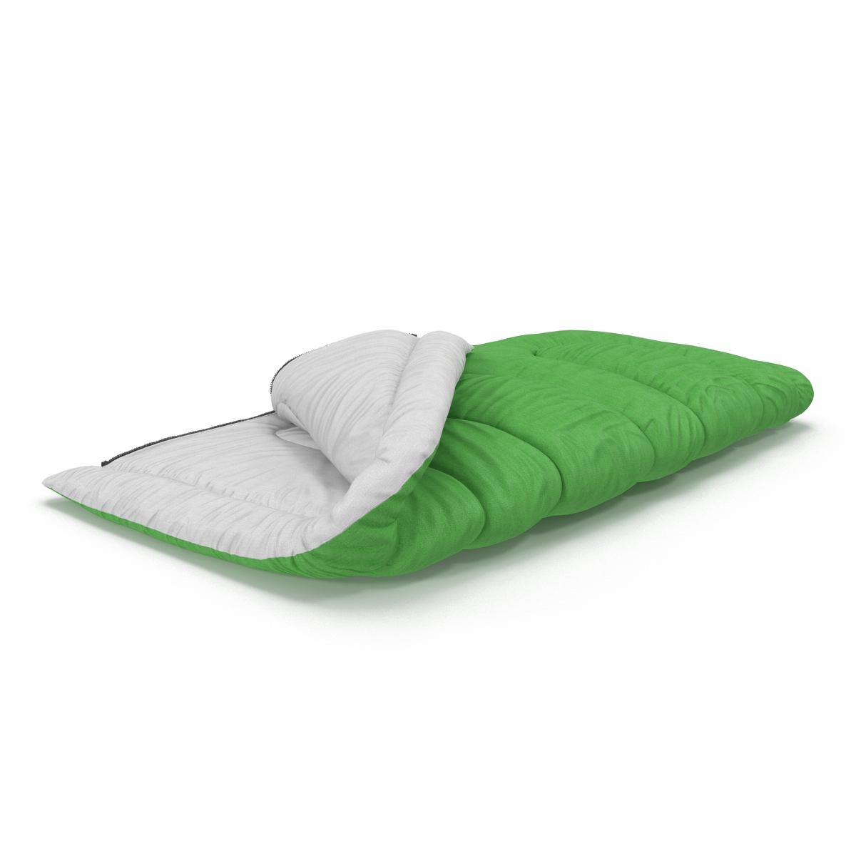 3D Sleeping Bag Green model