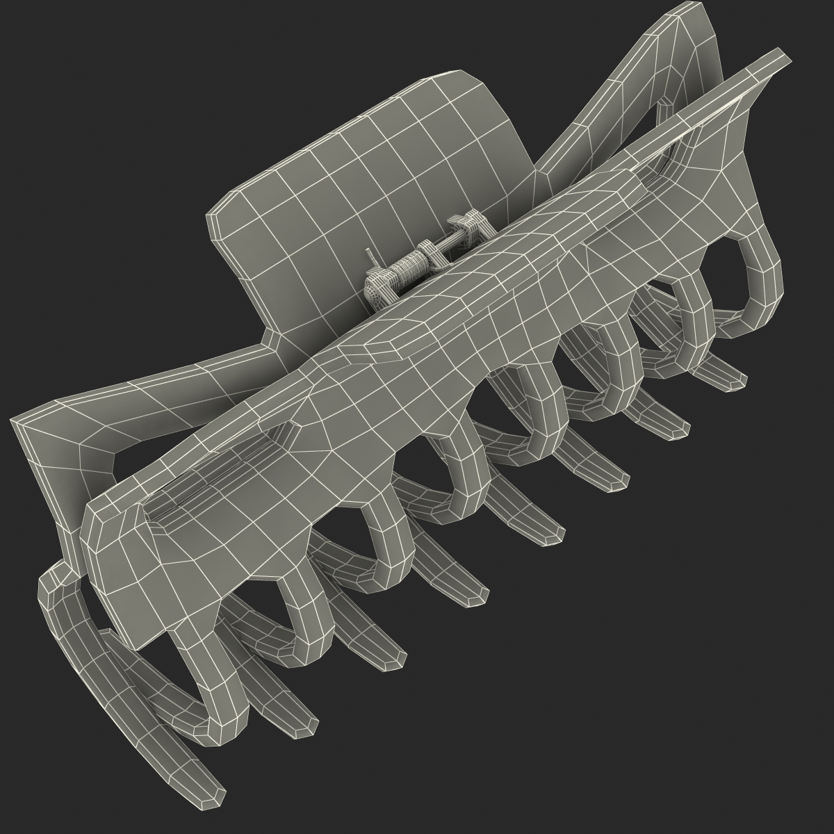 Claw Hair Clip 3D model