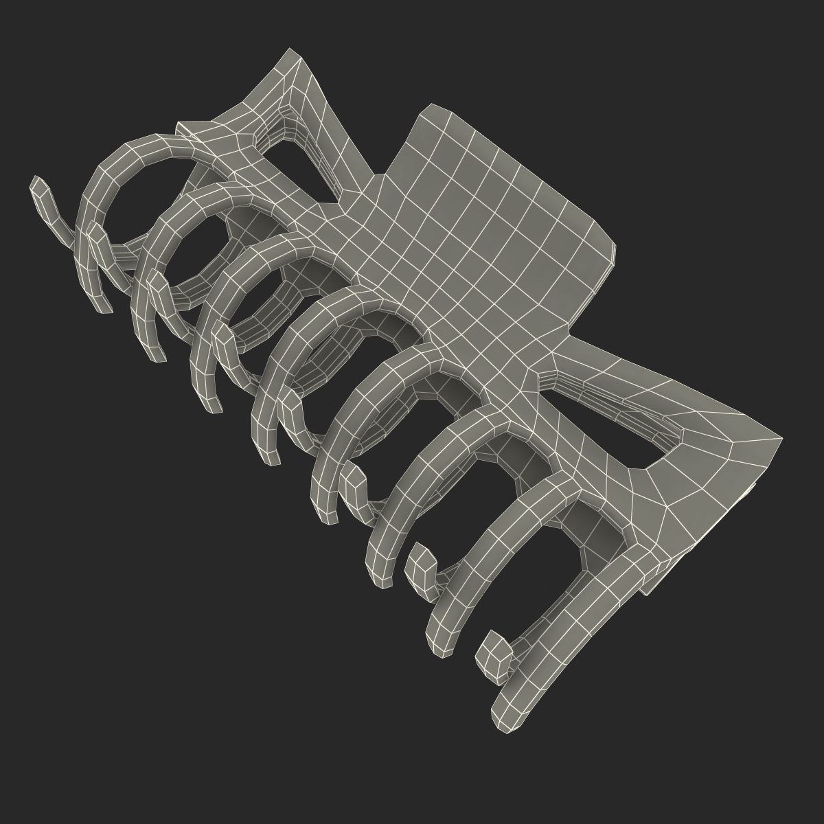 Claw Hair Clip 3D model