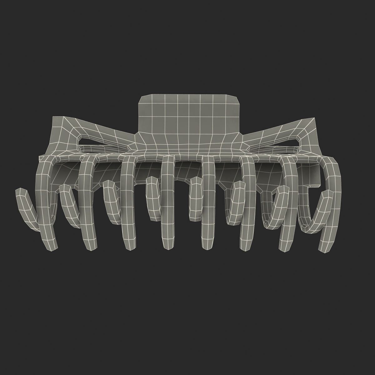 Claw Hair Clip 3D model