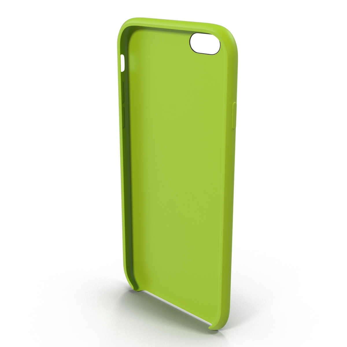 3D iPhone 6 plus Silicone Case Green model