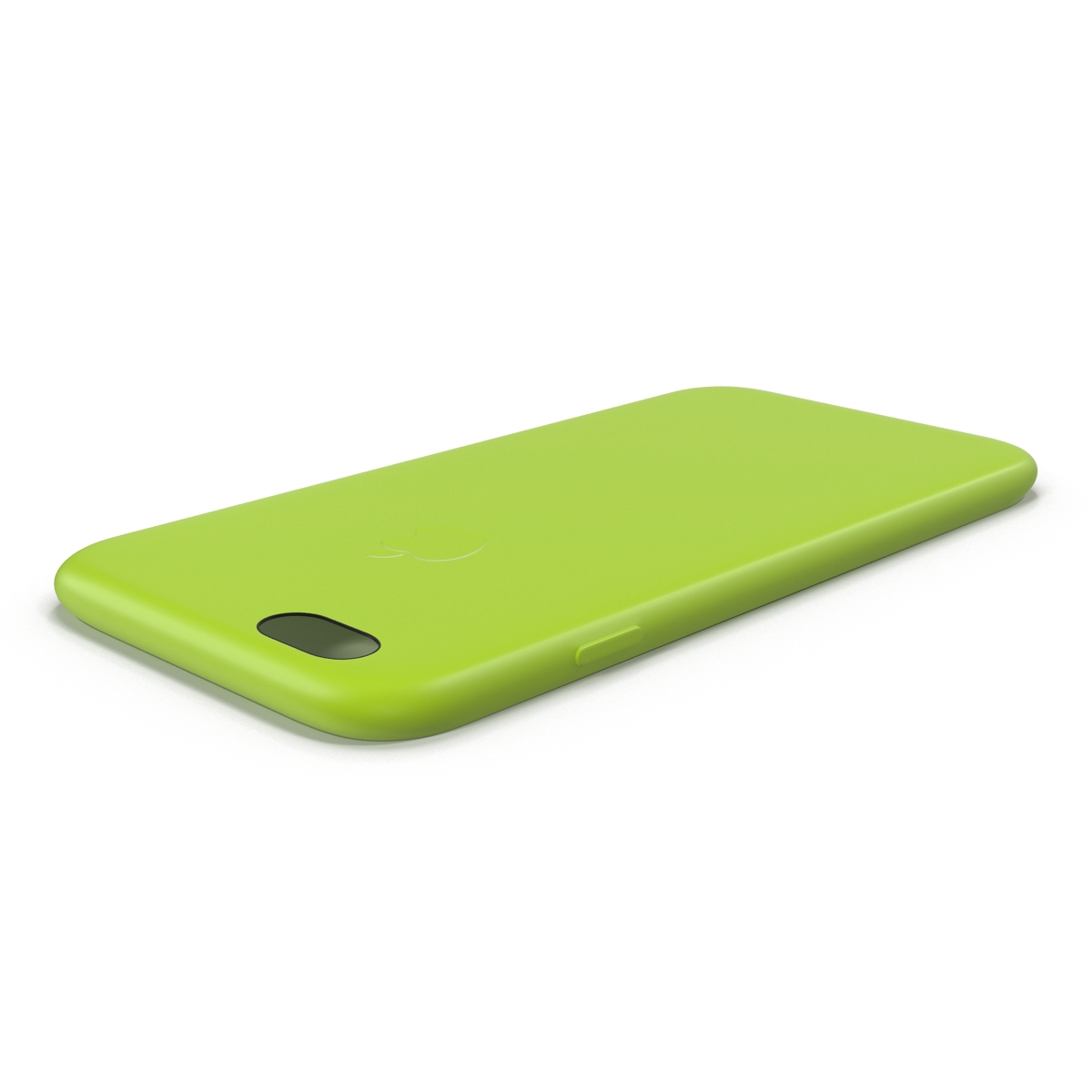 3D iPhone 6 plus Silicone Case Green model