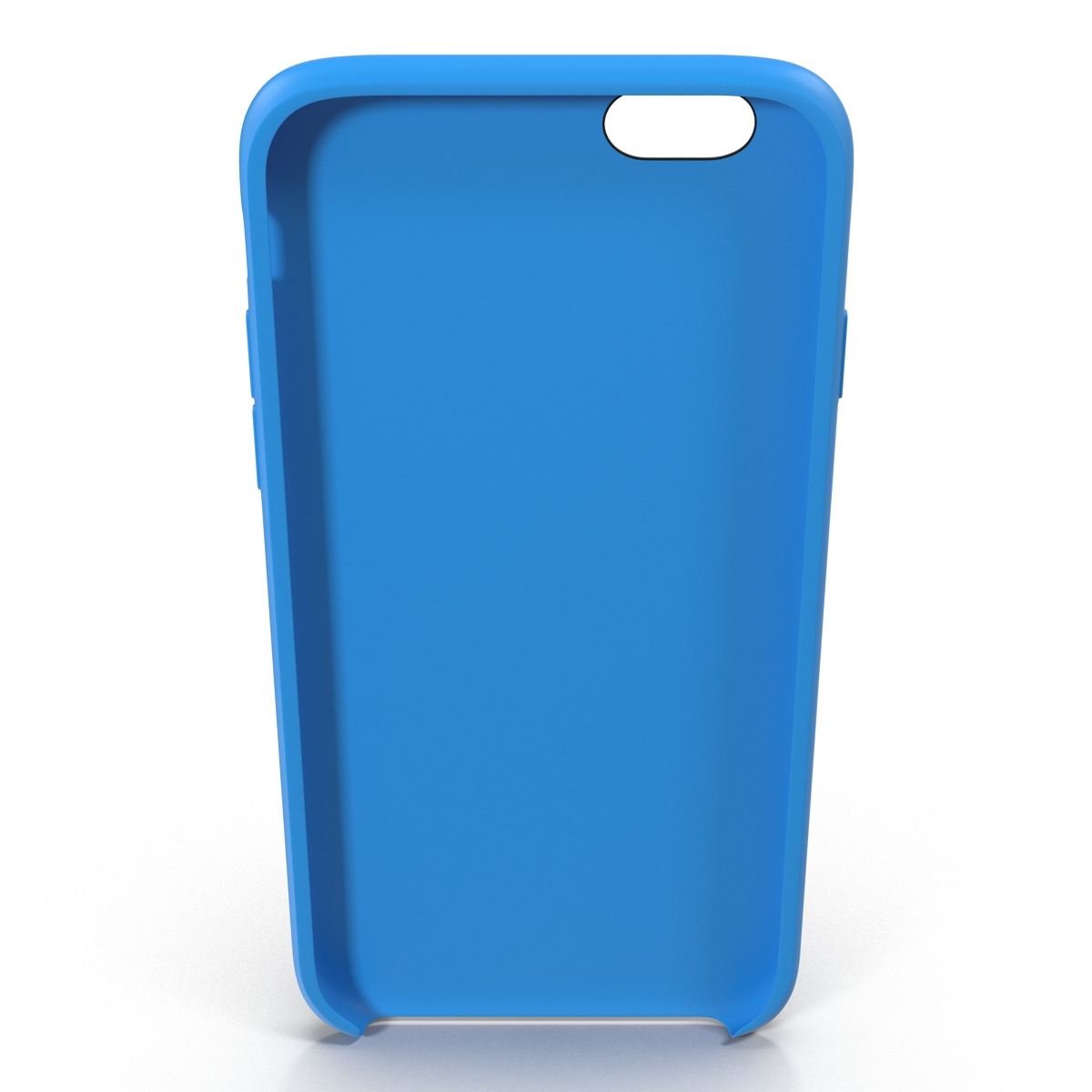 iPhone 6 plus Silicone Case Blue 3D