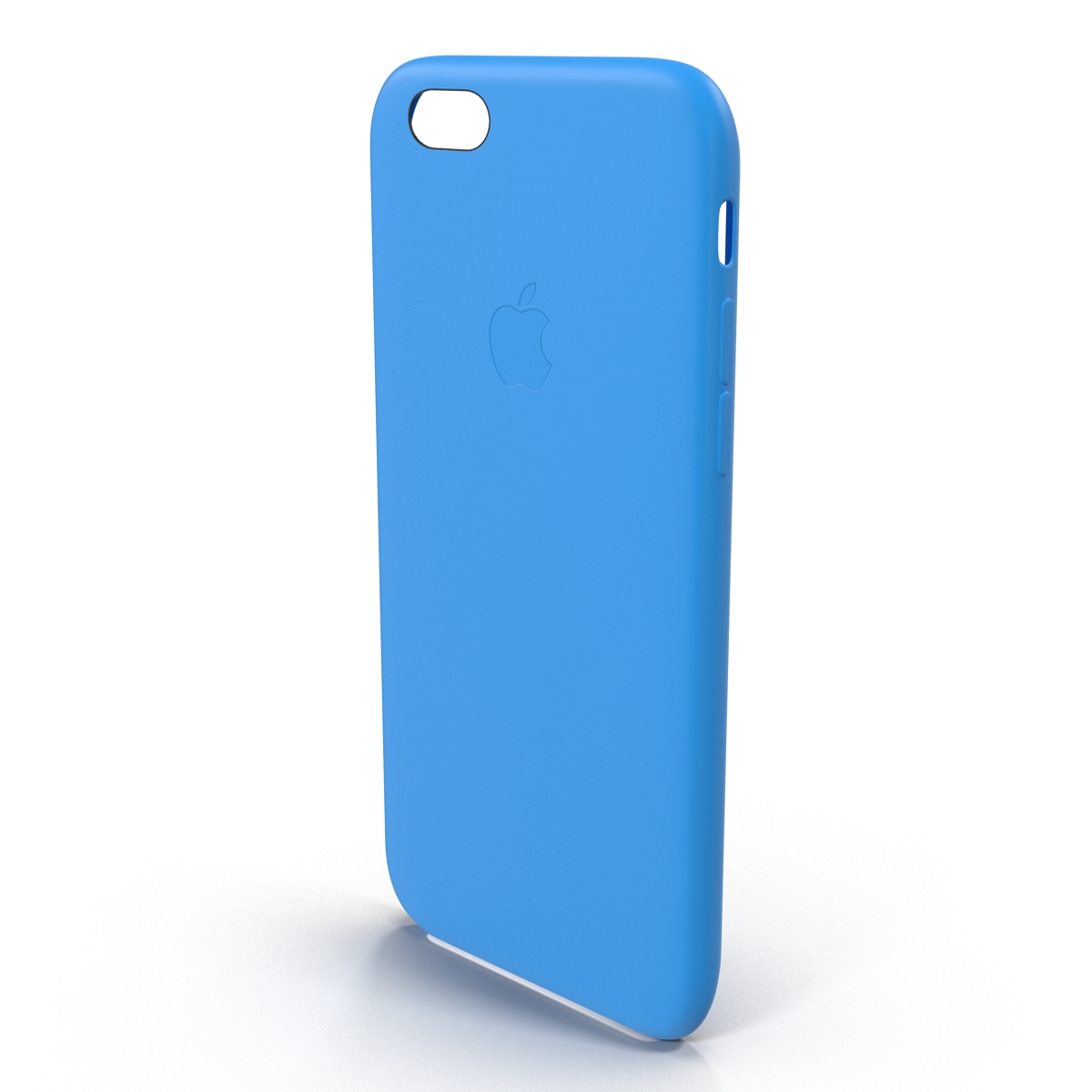 iPhone 6 plus Silicone Case Blue 3D