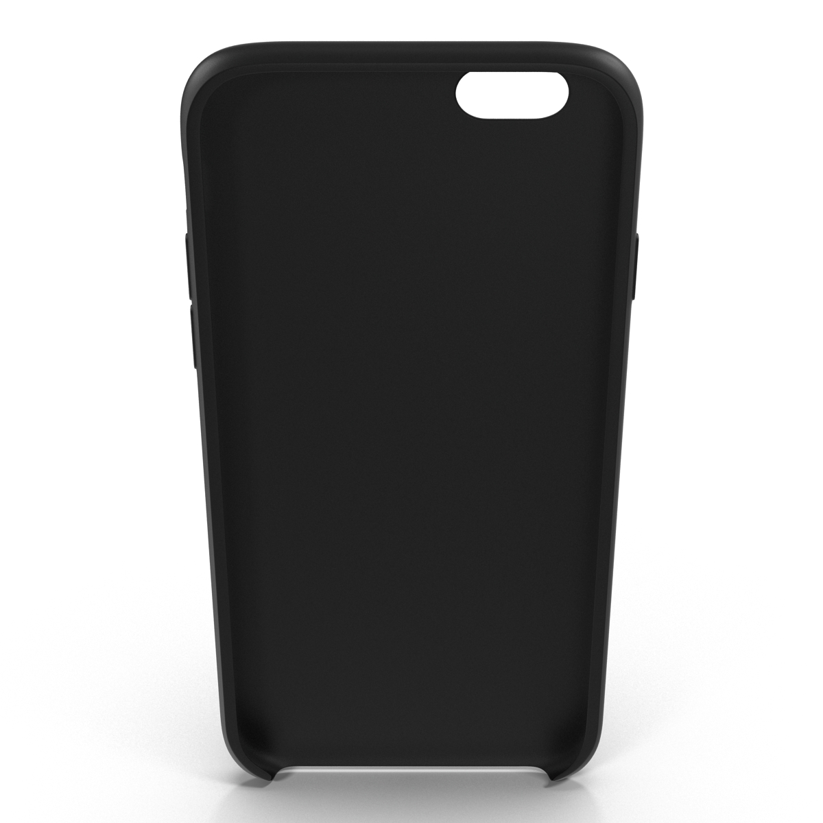 3D iPhone 6 Silicone Case Black model