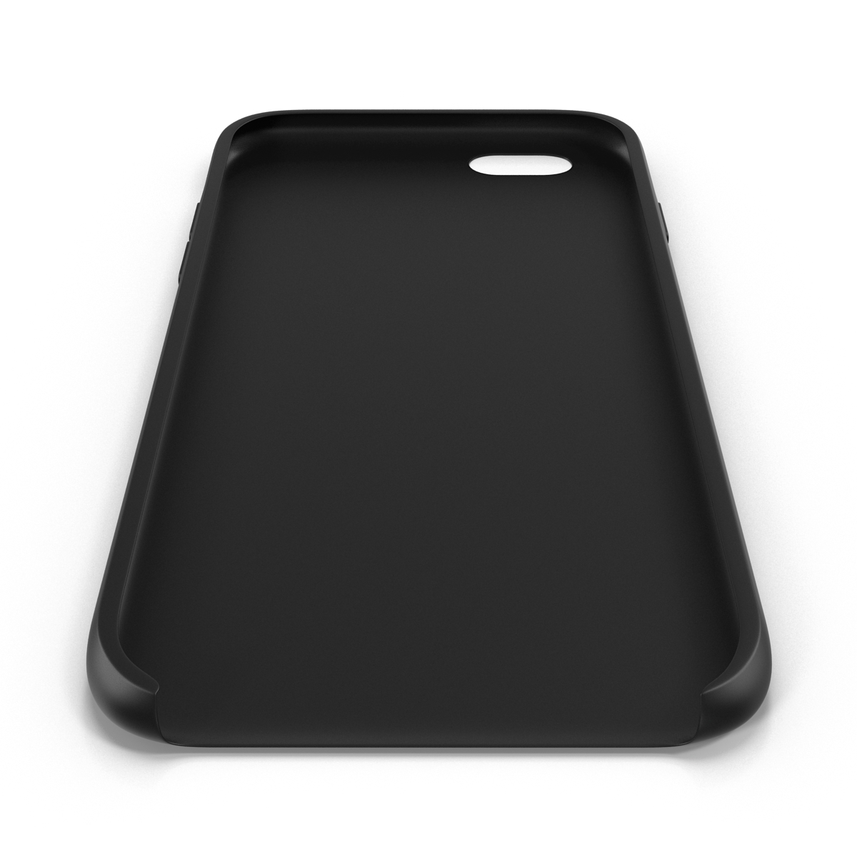 3D iPhone 6 Silicone Case Black model