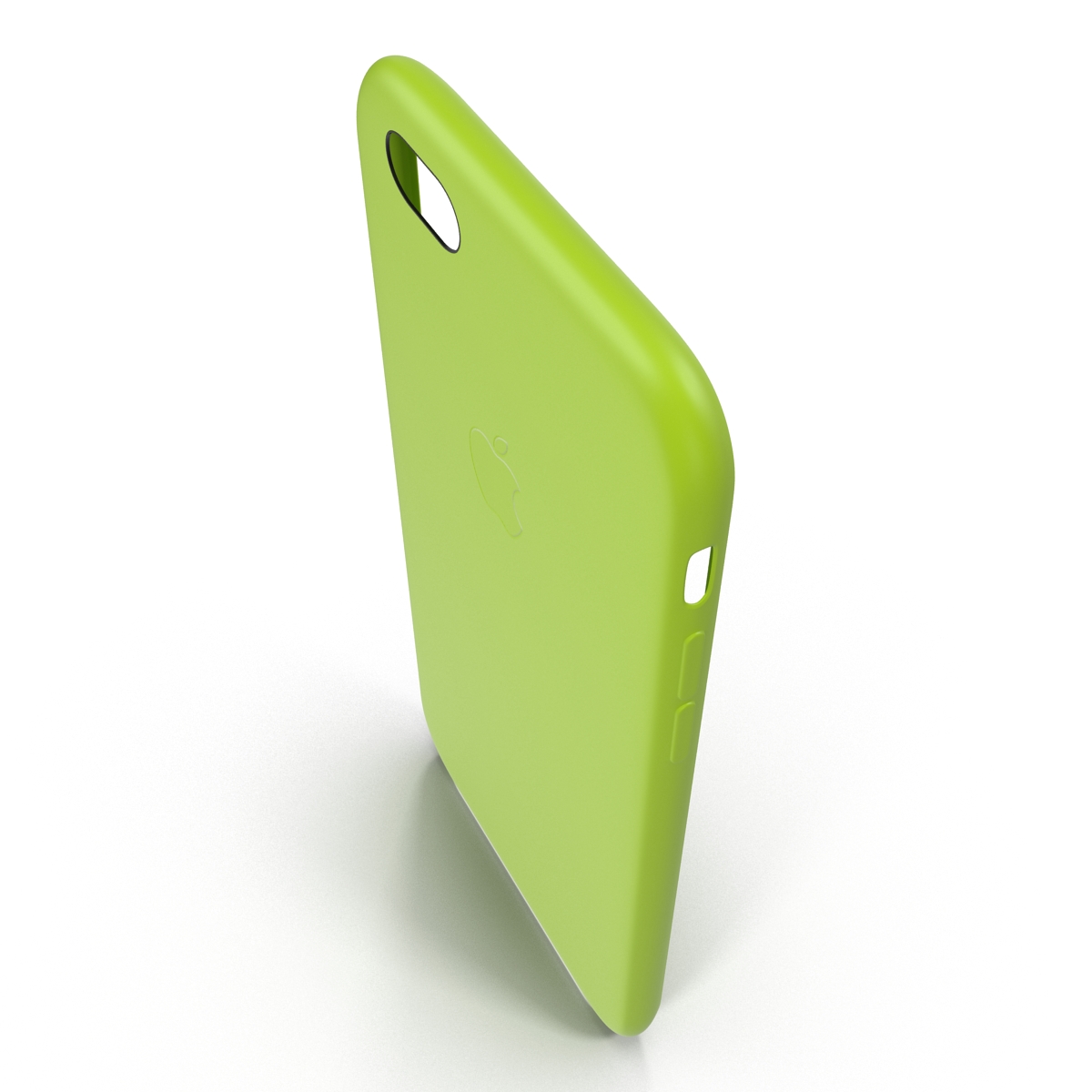 3D iPhone 6 Silicone Case Green model