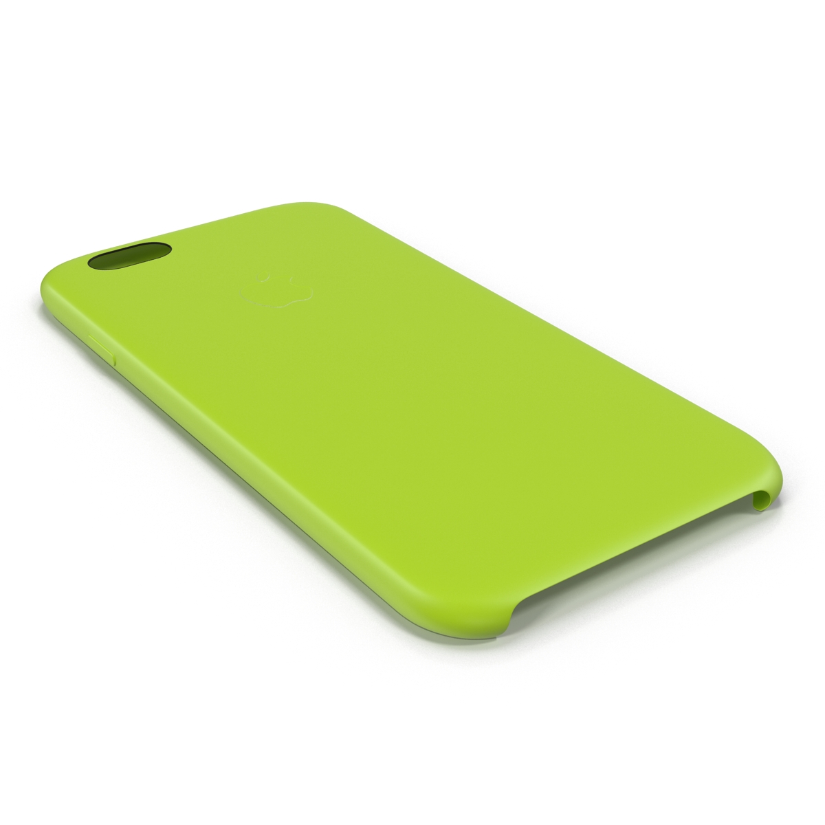 3D iPhone 6 Silicone Case Green model