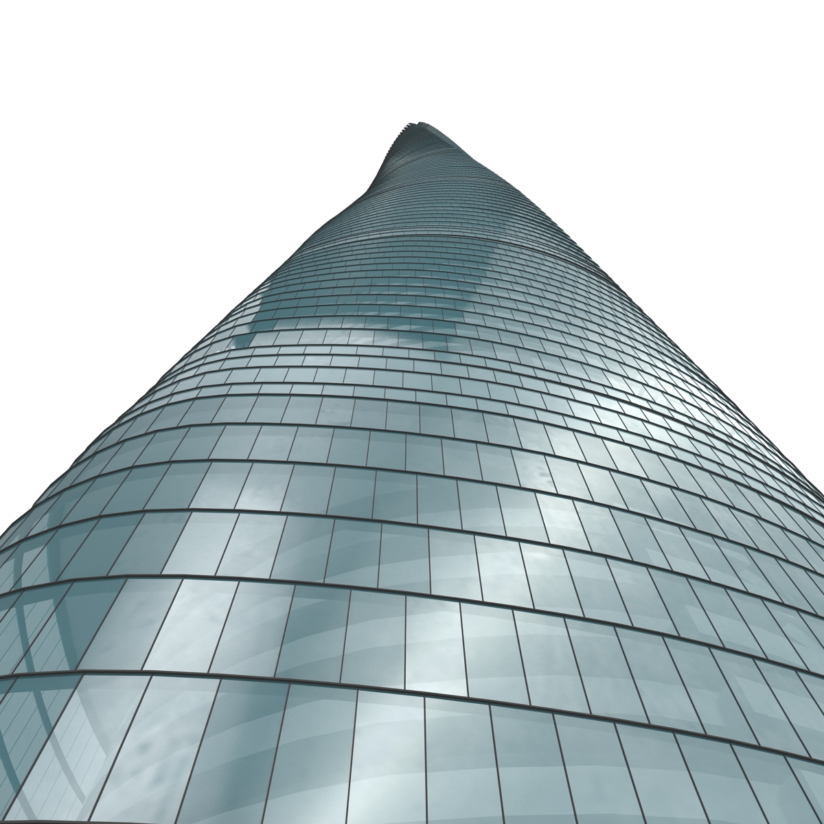 3D model Shanghai Tower China